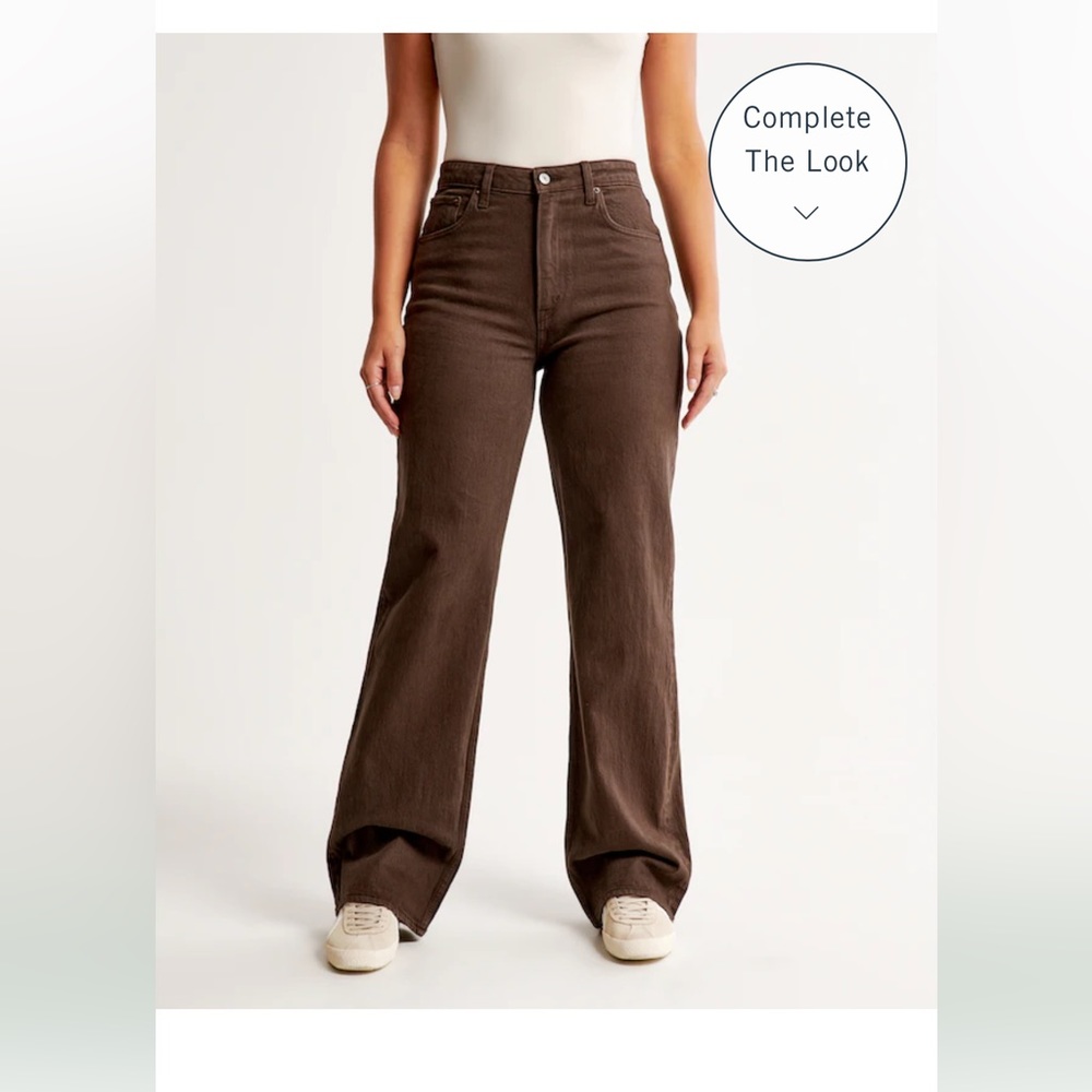 Abercrombie 90s curve love Relaxed Jeans
